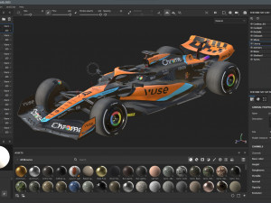 F1 McLaren MCL60 2023 3D Model