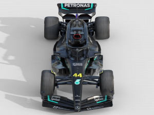 F1 Mercedes W14 2023 3D Model