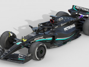 F1 Mercedes W14 2023 3D Model
