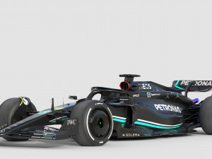 F1 Mercedes W14 2023 3D Model
