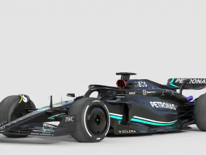 F1 Mercedes W14 2023 3D Model