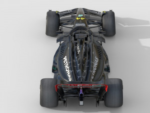 F1 Mercedes W14 2023 3D Model