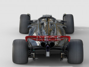 F1 Mercedes W14 2023 3D Model