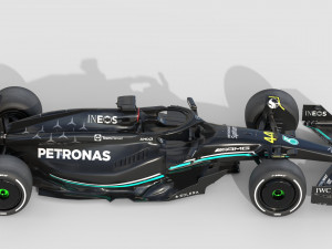 F1 Mercedes W14 2023 3D Model
