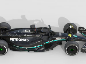 F1 Mercedes W14 2023 3D Model