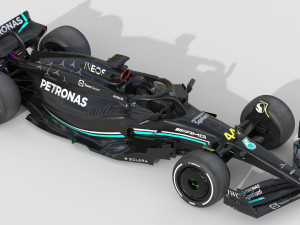 F1 Mercedes W14 2023 3D Model