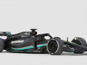 F1 Mercedes W14 2023 3D Model