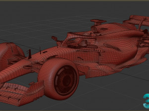 F1 Mercedes W14 2023 3D Model