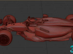 F1 Mercedes W14 2023 3D Model
