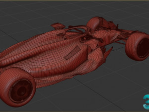 F1 Mercedes W14 2023 3D Model