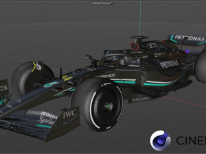 F1 Mercedes W14 2023 3D Model