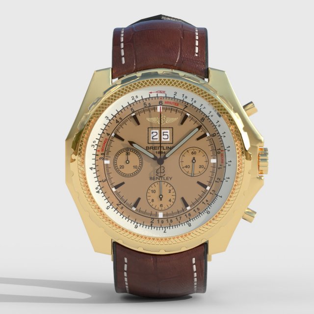 Breitling Bentley H44362 Modelo 3D .c4d .max .obj .3ds .fbx .stl .blend 