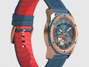 Bulova Marine Star Blue 3D Model