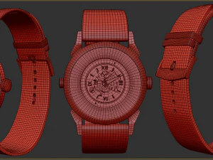 Patek Philippe Two-Crown Worldtime 3D Model