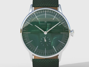 Serenity Greenhill Silver Dark Green Modèle 3D