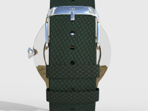 Serenity Greenhill Silver Dark Green 3D Model