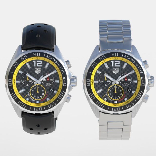 Tag Heuer Formula 1 3D 모델 .c4d .max .obj .3ds .fbx .stl .blend 