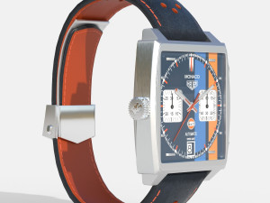 Tag Heuer Monaco X GULF Model 3D