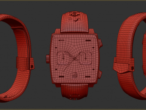 Tag Heuer Monaco X GULF Model 3D