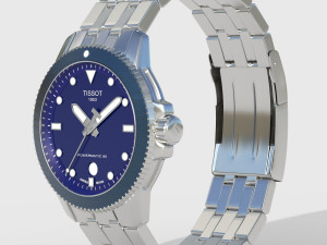 Tissot 1000 Powermatic 80 Silicium Modelo 3D
