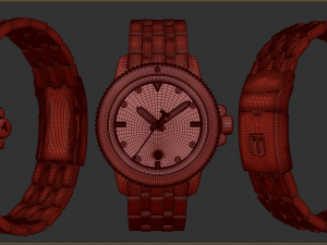 Tissot 1000 Powermatic 80 Silicium Modelo 3D