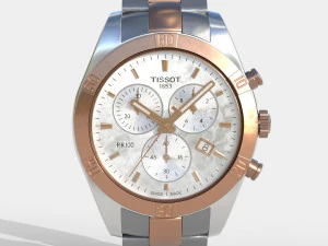 Tissot PR 100 Sport Chic Strap 3D Model