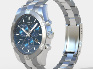 Tissot PR 100 Sport Chic Strap Model 3D
