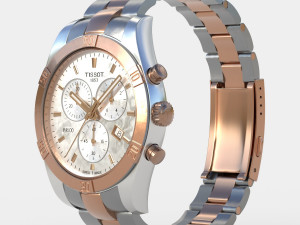 Tissot PR 100 Sport Chic Strap Model 3D