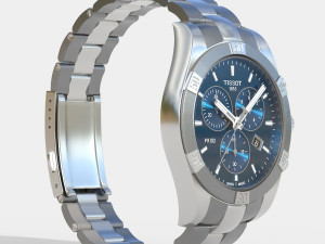 Tissot PR 100 Sport Chic Strap Model 3D