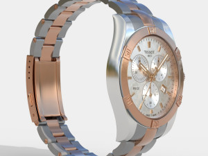 Tissot PR 100 Sport Chic Strap Model 3D