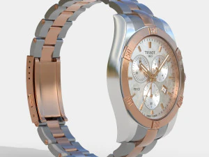Tissot PR 100 Sport Chic Strap 3D Model