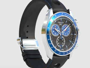 Tissot v8 Chronograph Alpine 3D Model