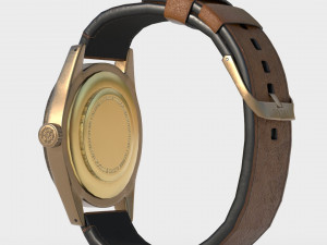 Tudor Heritage Black Bay Bronze 3D 모델