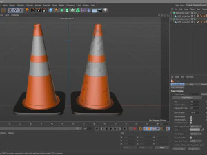 Traffic Cone 3D Model