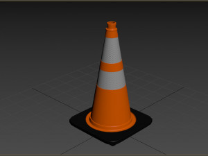 Traffic Cone 3D Модель