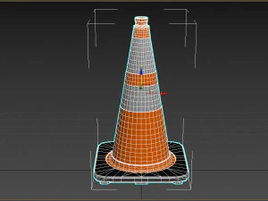 Traffic Cone 3D Model