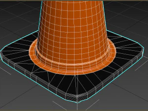 Traffic Cone 3D Model