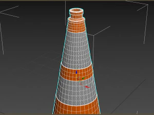 Traffic Cone 3D Model