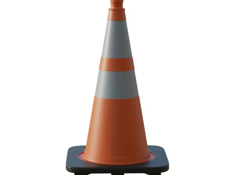 Traffic Cone 3D Model