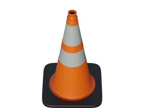 Traffic Cone 3D Model