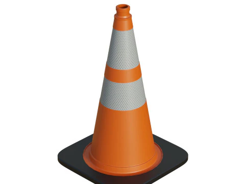 Traffic Cone 3D Model