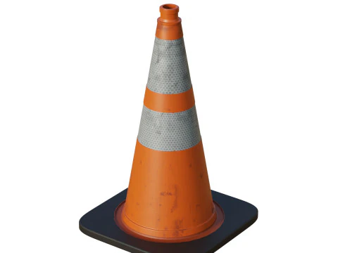 Traffic Cone 3D Model
