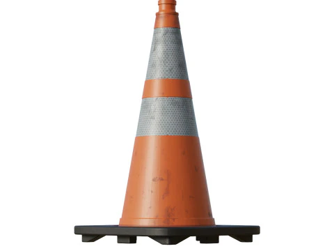 Traffic Cone 3D Model