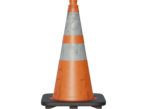 Traffic Cone 3D Model