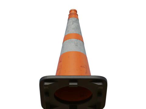 Traffic Cone 3D Model
