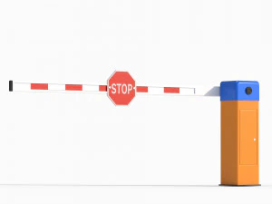 Car Barrier Gate 3D Model