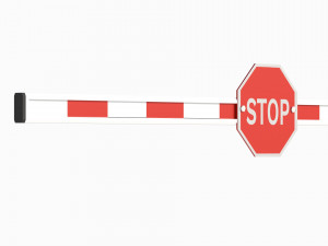 Car Barrier Gate 3D मॉडल