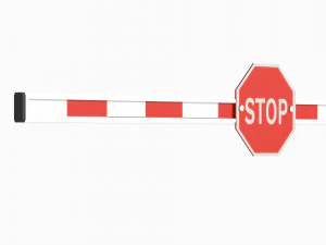 Car Barrier Gate 3D Model