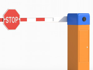 Car Barrier Gate 3D मॉडल
