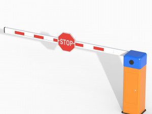 Car Barrier Gate 3D मॉडल